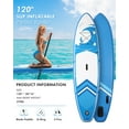 thumbnail image 4 of Naipo Inflatable Paddle Board Stand Up Paddle Board 6 in Thick with Sup Accessories and Carry Bag and Fast Pumping for Adults and Youth, 4 of 10