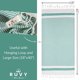 thumbnail image 3 of Juego de 2 toallas de mano Ruvy Home Basics, turcas, 45 x 100 cm, color verde, 3 of 7