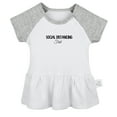 thumbnail image 1 of Social Distancing Fail Funny Dresses For Baby, Newborn Babies Skirts, Infant Princess Dress, 0-24M Kids Graphic Clothes (Gray Raglan Dresses, 6-12 Months), 1 of 5