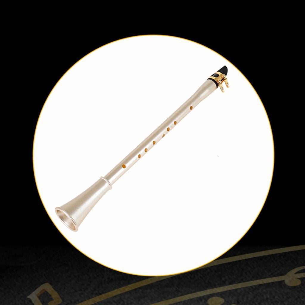 CEORPER Pocket Clarinet Mini Kids Portable Student Clarinet Woodwind Instrument Practice BB Tune Sax for Beginner Performances