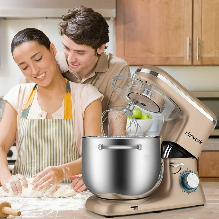 Buy HOWORK Stand Mixer, 8L 1500W Food Mixer, Multi Functional Kitchen  Electric Mixer with Dough Hook, Whisk, Beater (8L, White) Online at  desertcartINDIA
