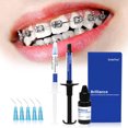thumbnail image 1 of Kit de adhesivos para ortodoncia dental Brackets de cerámica y metal fotopolimerizables Accesorios invisibles Adhesivos Material para dentistas Herramientas, 1 of 5