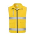 thumbnail image 2 of Aboser Outdoor Travel Safety Vests for Women Full Zip Sleeveless Jackets Breathable Mesh Workwear Construction Work Vest Plus Size Lightweight Windbreaker, 2 of 7