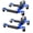 Blue-2 Pack, variant on Car Wheel Dolly Jack Set of 2,1500-lbs Car Skates,Heavy Duty Rollers with Ratcheting Foot Pedal for Auto Repair, Garage, Workshop, Towing