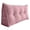Pink, variant on Cotton Triangle Wedge Headboard Pillow with Removable Cover