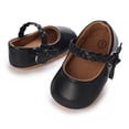 thumbnail image 5 of Yoyauz Baby Girl Mary Jane Shoes Anti Slip Rubber Sole Ballet Slippers Princess Dress Wedding Shoes Newborn Kids Shoes Toddler Shoes（0-12 Month）, 5 of 7