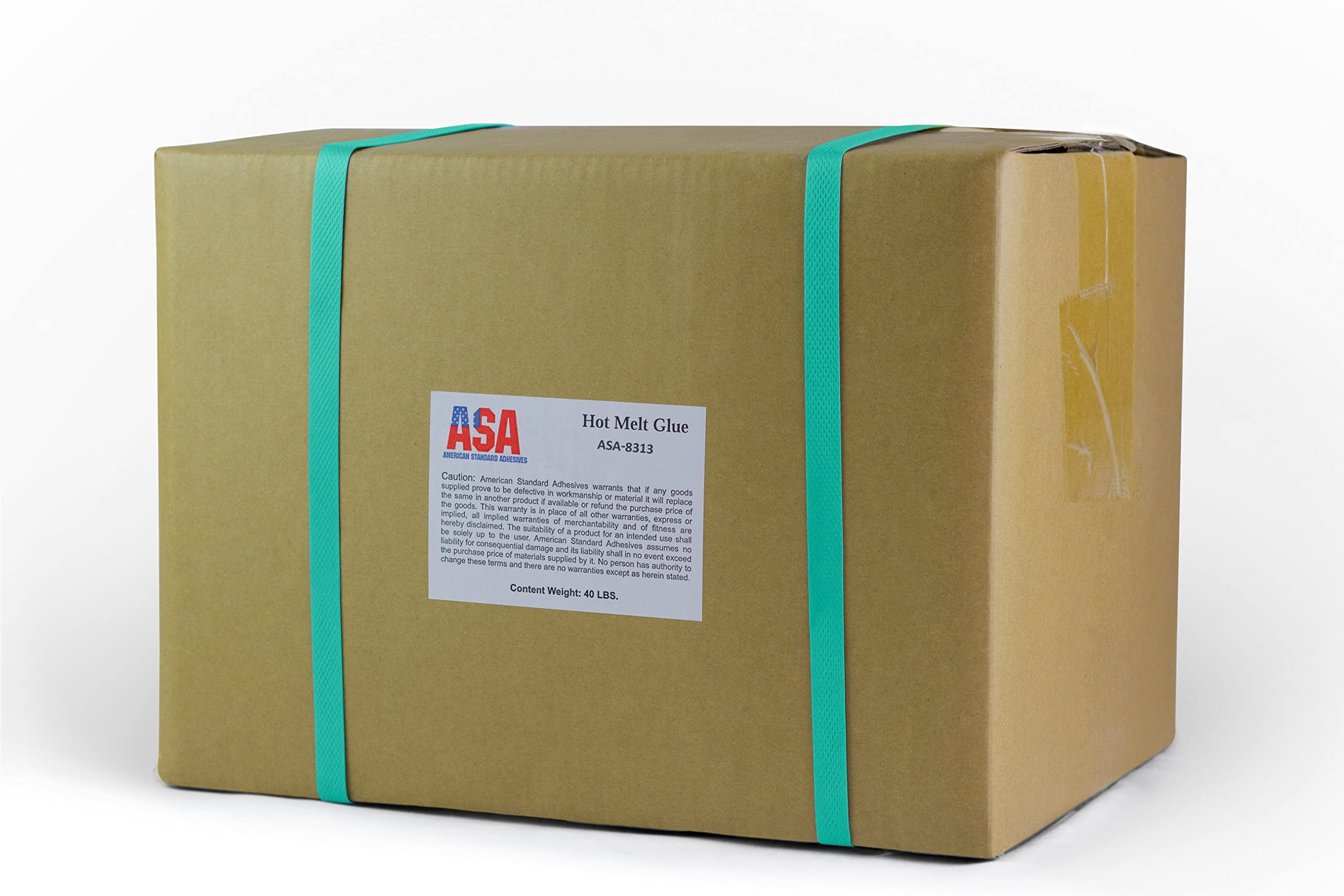 ASA High-Performance Book Binding Adhesive for Tough Covers & Coated Stocks | EVA Hot Melt Glue, 40lbs
