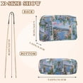 thumbnail image 4 of FORMRS Women Crossbody Purse with Chain Strap Vegan Leather Shoulder Handbag, Blue Floral Window, 4 of 7