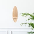 thumbnail image 3 of WEUVEB Oval Wooden Wall Shelf 1 Piece - Minimalist Home Decor Display Rack for Living Room, Bedroom, Office, 3 of 8