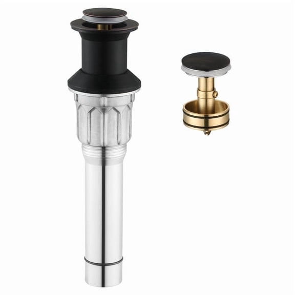 PARLOS Bathroom Sink Drain Without Overflow, Oil Rubbed Bronze