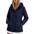 thumbnail image 2 of Windbreaker Jacket Women Spring Fall Long Sleeve Windproof Waterproof Zip Up Hooded Travel Hiking Jackets with Pockets, 2 of 5