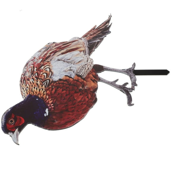 SILENRADAWN Pheasant Sculpture for Garden and Yard 1Pcs 9.04X0.12X7.86in