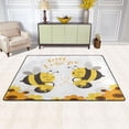 thumbnail image 2 of SKYSONIC Love Bees Couples Non-Slip Area Rug, Valentines Gift Floor Carpet Comfort Floor Mats Decor for Indoor Front Porch,Living Room, Bedroom,Kitchen,72"x48", 2 of 5