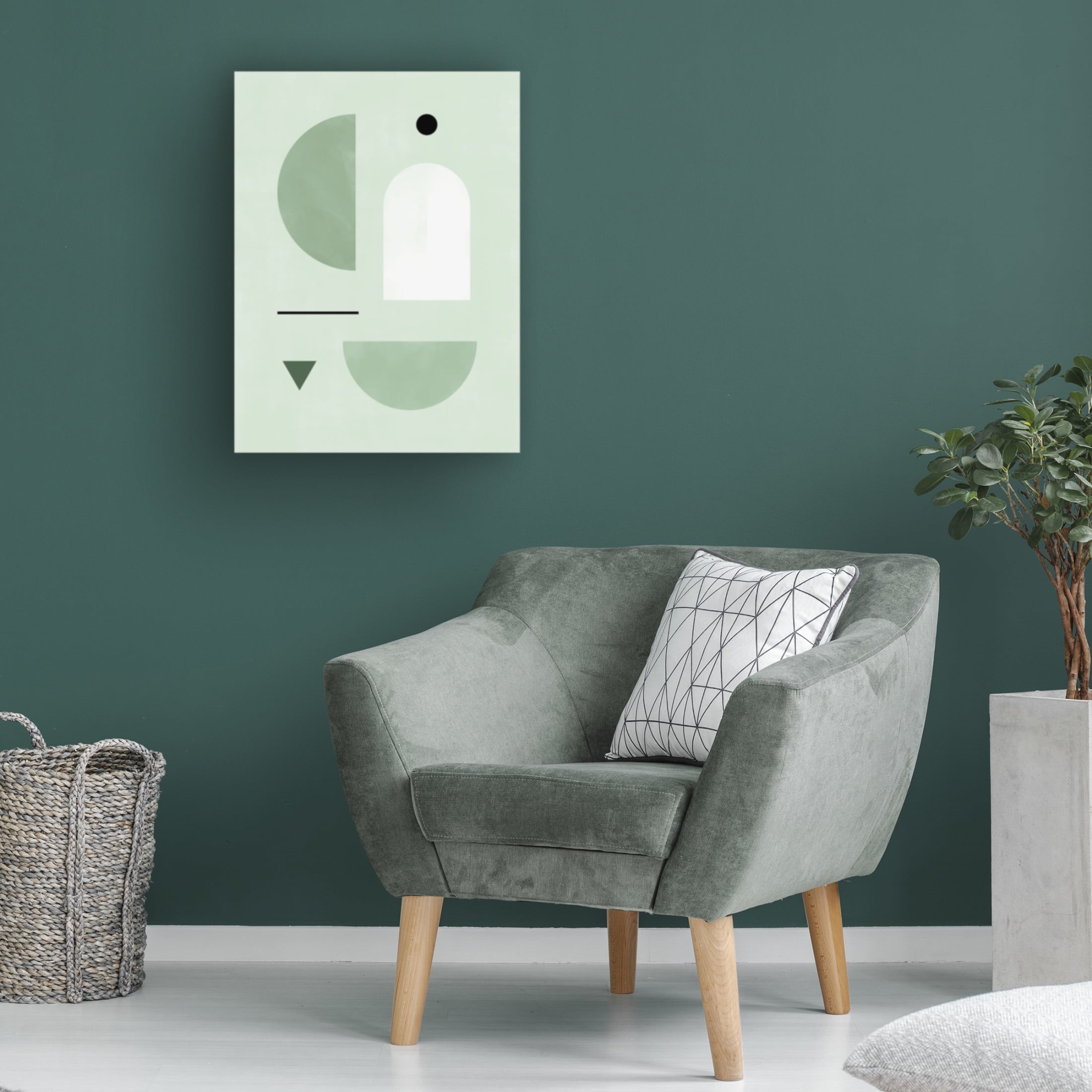 Trademark Fine Art Elena Ristova green11 Canvas Wall Art
