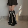 thumbnail image 3 of Punk Mesh Patchwork Flared Leg Warmers Elastic Foot Covers for Women and Teen Grunge Baggy Boot Covers Socks, 3 of 7
