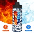 thumbnail image 5 of Pofeuu Palm Tree Print 18oz Sports Insulated Kettle Stainless Steel Vacuum Water Bottle Leakproof Sport Flask, 5 of 7