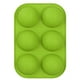 thumbnail image 2 of Wosthever 6 celdas media bola esfera 3D molde de pastel de silicona Muffin molde para hornear Chocolate Type5 NO5 Wosthever HA002563-01, 2 of 6