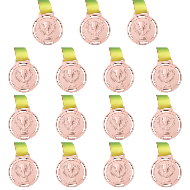 Kuymtek Medalla Antorcha Souvenir Premio Competencia Deportiva Aleación Zinc Con Correa (cobre)