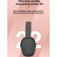 thumbnail image 3 of Headphone ANC Active Noise Reduction Bluetooth 5.3 Strong Bass Wireless Earphones Suitable For IOS, Android Systems, Tablets-Black, 3 of 5
