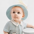 thumbnail image 4 of TOWED22 Baby Sun Hat UPF 50+ Sun Protective Toddler Bucket Hat Summer Kids Beach Hats Wide Brim Outdoor Play Hat for Boys Girls(Light Blue,2-7 Y), 4 of 4