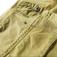 thumbnail image 7 of Xysaqa Men's Cargo Shorts Cotton Causal Shorts Multi-Pockets Outdoor Work Shorts S-2XL, 7 of 7