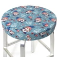 thumbnail image 3 of Lsque Independence With Gnome Round Bar chair cushion covers Velvet Fabric Premium Comfort Protects from Scratches and Stains for 14-17 Inch Chair- 13 inch, 3 of 7