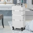 thumbnail image 2 of Yaheetech 3 in 1 Rolling Makeup Train Case, 2 of 8