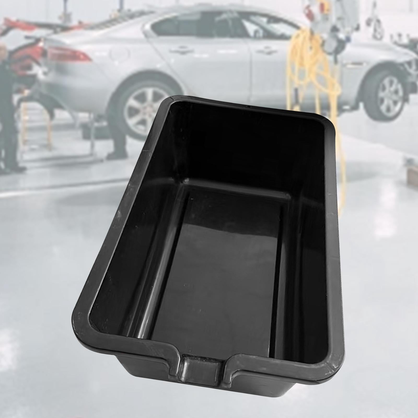 Zxpjkyu Car Oil Drain Pan Holder 6L Capacity Catcher Pan Multifunction Easy to Clean Oil