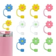 thumbnail image 1 of 10 PCS Silicone Straw Covers Cap , Dust-Proof Drinking Straw Caps, 1 of 7