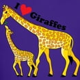 thumbnail image 3 of CafePress - I Love Giraffes Kids Light T Shirt - Dark T-Shirt Kids XS-XL, 3 of 4