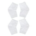 thumbnail image 2 of EeaseCA 2 Pairs Anti-crack Heel Socks Gel Heel Protector Moisturizing Socks Exfoliating Ankle Socks (White), 2 of 7