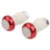 thumbnail image 1 of Luz De Manillar De Bicicleta Bicicleta 1 par de luces LED para manillar de bicicleta, tapones para extremos de barra, lámpara de advertencia de seguridad (rojo), 1 of 4