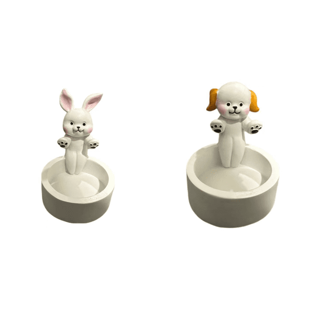Portavelas Conejo Perfumado Dibujos Animados para Amantes Los