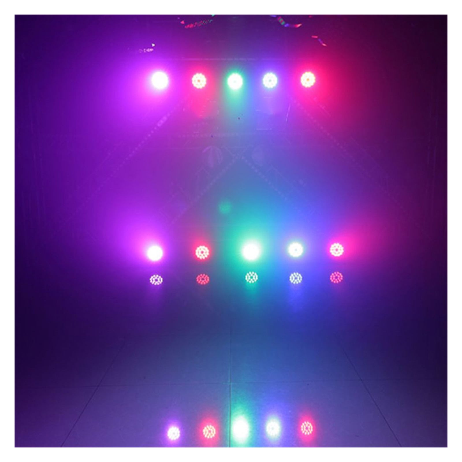 18 Four-in-one LED RGBW Flat Par Light For Wedding Church Party Disco Bar Nightclub Professional Stage Lighting ,Easy to Install