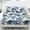 Sea Turtle Starfish Blue Orange, variant on COEQINE Twin Size Sheet Set Soft Wrinkle Free 3 Pieces Bed Sheets Set with Deep Pocket Bedsheet & Pillowcases Home Decor for Twin Size Bed, Easter Egg White