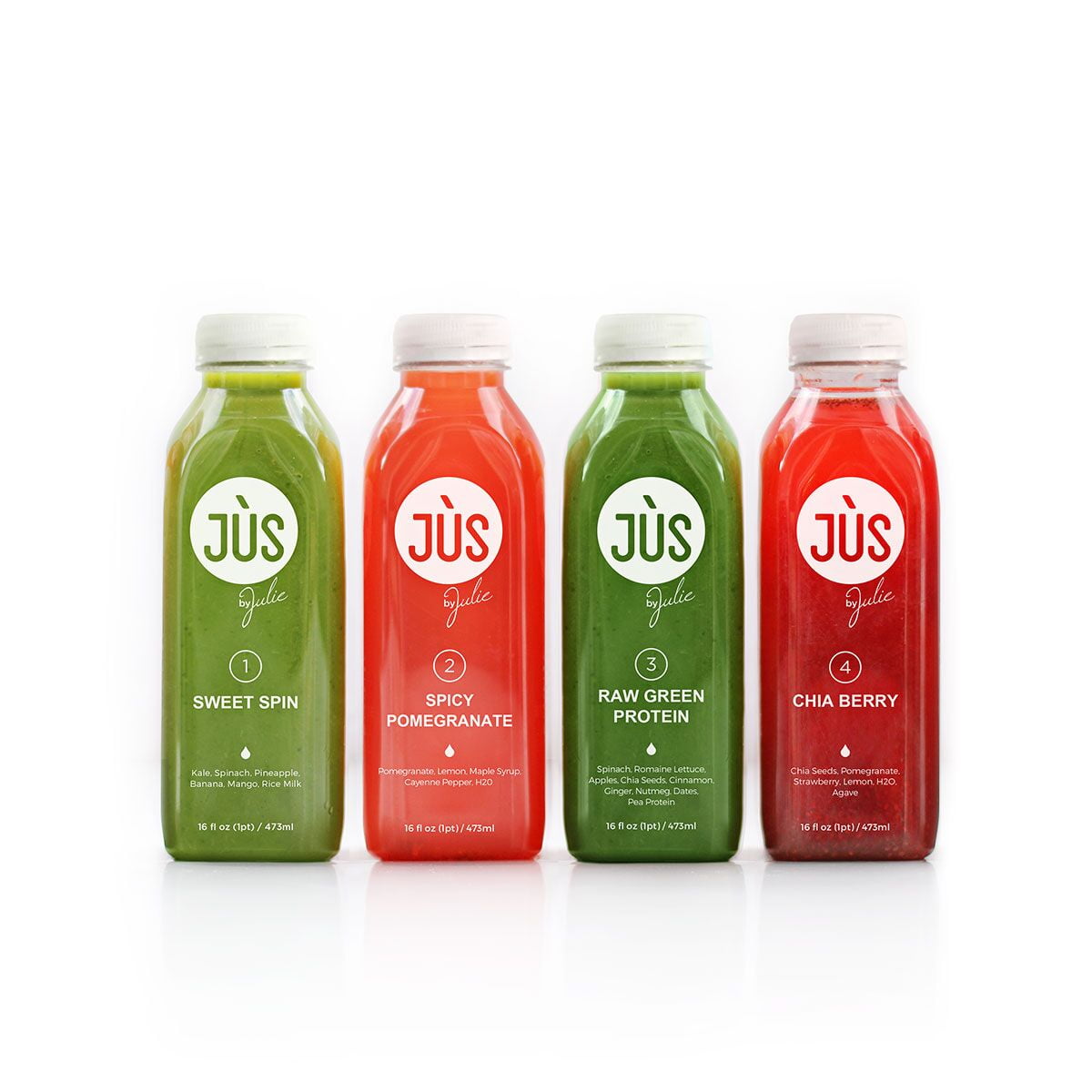 JUS by Julie 5Day "Juice Till Dinner" Cleanse Kit, 20 pc 851530006365