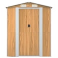 thumbnail image 4 of vidaXL Storage Shed Outdoor Storage Shed for Backyard Patio Galvanized Steel, 4 of 7