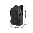 thumbnail image 3 of Fiudx Ofertas relámpago Mochila de camuflaje de gran capacidad, mochila multifuncional para exteriores, mochila impermeable para deportes de montañismo, bolsa con cinturón, 3 of 7
