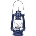 thumbnail image 1 of Oil Burning Lantern Vintage Oil Lamp Indoor Decorative Kerosene Lamp Hanging Kerosene Fuel Lanterns, Vintage Kerosene Lamp Iron Lantern Oil Lamp Party Pub Decoration Gift (Blue), 1 of 8