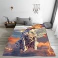thumbnail image 5 of Sikiie Colorful Cloud Spotted Dog Ultra-Soft Micro flannel Blanket Luxury All Seasons Warm Blanket for Bedding Sofa and Travel (4 sizes)-60"x50", 5 of 7