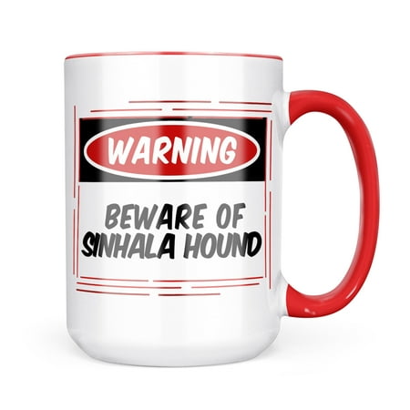 

Neonblond Beware of the Sinhala Hound Dog from Sri Lanka Mug gift for Coffee Tea lovers