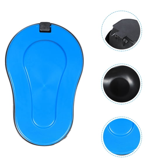 FENGGUIQU Construction Site Portable Toilets Black Plastic Temporary Urinals for Outdoor and Industrial Use