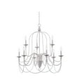 thumbnail image 1 of Kenroy Home 93069WH Pannier 9 Light Chandelier, 1 of 1