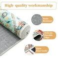 thumbnail image 4 of Aoile Washable Area Rugs 10' x 13', Moroccan Trellis Rug Non-slip Stain Resistant Accent Rug Vintage Distressed Floral Floor Cover Carpet for Dining Room Office Entry Rug, Orange Multi, 4 of 10