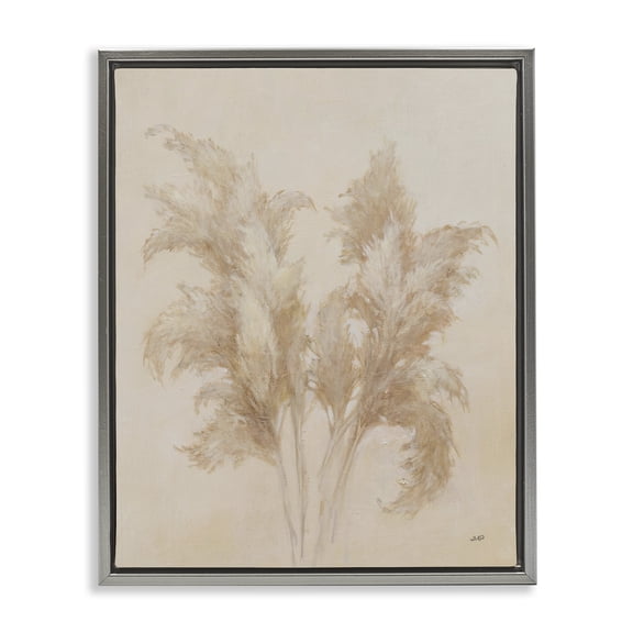 Stupell Industries Bohemian Gray Floating Frame Canvas Art, 17 x 21, by Julia Purinton