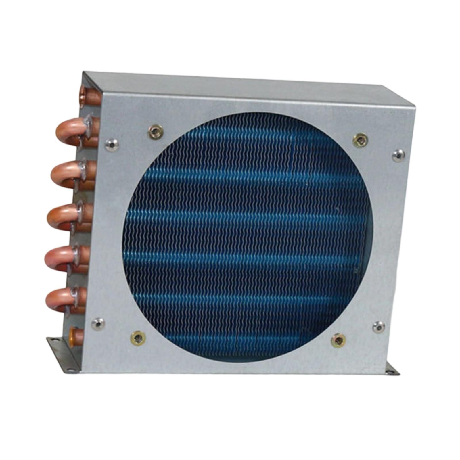 JISADER Condenser for Refrigerator Compact with Shell for Industrial DIY Compressors 2x6x155 1