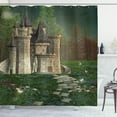 thumbnail image 1 of Ambesonne Cartoon Shower Curtain, In an Enchanted Forest, 69"Wx84"L, Multicolor, 1 of 3