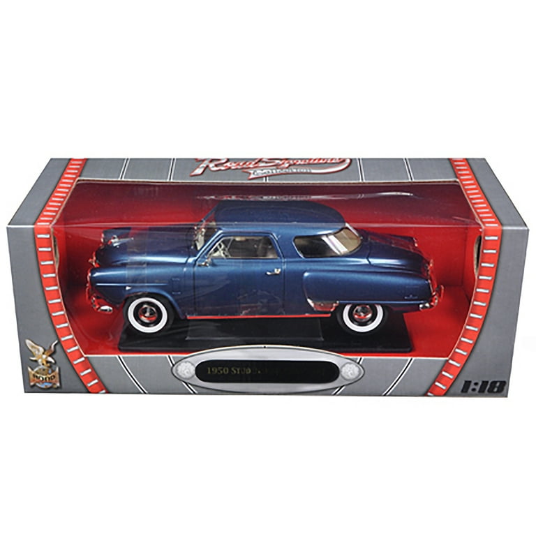 1950 Studebaker Champion Blue Metallic 1/18 Diecast Model