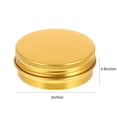 thumbnail image 2 of ULTNICE Aluminium Cream Box Golden Storage Containers For Home Use 12Set 1.97x1.97x0.79in, 2 of 8