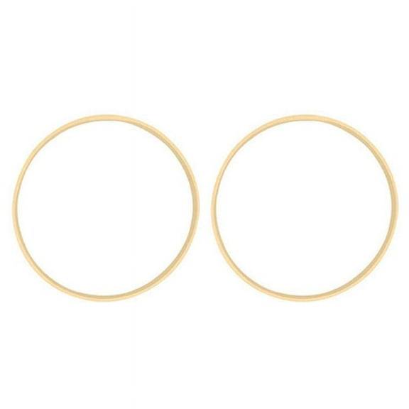 2X Dream Bamboo Rings,Wooden Circle Round Catcher DIY Hoop 20.5cm